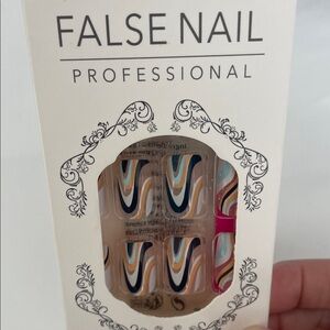 False Nail Professional Multicolor Nail Set